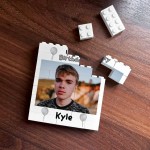 Personalised Photo Bricks Photo Plaque Birthday Gift For Men Son