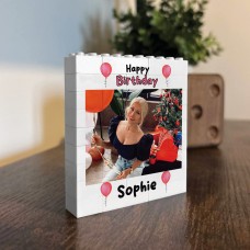 Personalised Photo Bricks Photo Plaque Birthday Gifts For Women
