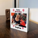 Personalised Photo Bricks Photo Plaque Birthday Gifts For Women