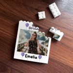 Personalised Birthday Gift For Wome Brick Photo Block Daughter