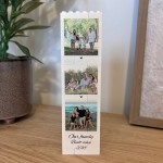 Personalised Triple Collage Family Photo Block Our Family