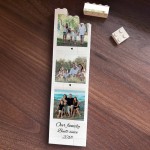 Personalised Triple Collage Family Photo Block Our Family