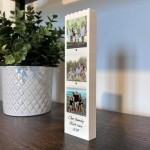 Personalised Triple Collage Family Photo Block Our Family
