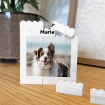 Personalised Photo Bricks Pet Photo Frame Gift For Pet Owner Dog