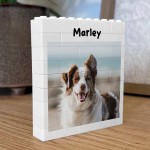 Personalised Photo Bricks Pet Photo Frame Gift For Pet Owner Dog