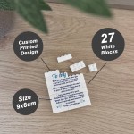 My Son Sentimental Gift Poem Building Block Son Gift From Mum