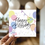 Female Happy Birthday Cards With Envelope Happy Birthday Cards