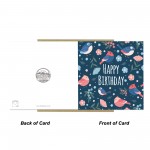 Birthday Card For Her Happy Birthday Bird Greetings Card