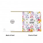 Card For Best Friend Mum Auntie Nan Floral Birthday Card