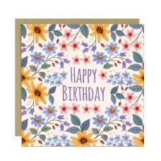 Birthday Cards For Her Floral Birthday Card Happy Birthday Card