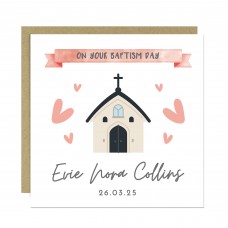 Baptism Card On Your Baptism Day Card For Daughter Goddaughter