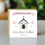 Personalised Baptism Card On Your Baptism Day Card For Daughter