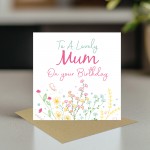 Birthday Card For Mum Mother To A Lovely Mum Birthday Card