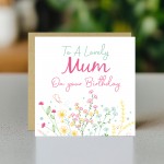 Birthday Card For Mum Mother To A Lovely Mum Birthday Card
