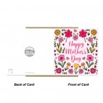 Floral Mothers Day Card, Nan Card, Mum Card, Card From Daughter