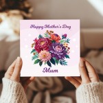 Happy Mothers Day Mum Card Mothers Day Card Mum Card