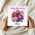 Happy Mothers Day Mum Card Mothers Day Card Mum Card