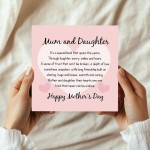 Happy Mothers Day Card Mum And Daughter Card For Mum