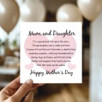 Mothers Day Card For Mum Mother Mum And Daughter Card Mum Poem