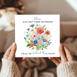 Birthday Card For Mum Mothers Day Card Thank You Card For Mum
