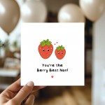 You Are The Berry Best Mum Strawberry Card Mothers Day Card