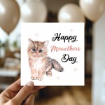 Cat Mother's Day Card, Cute Card for Mums, Mothers Day Cards