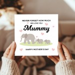 Elephant Mothers Day Card For A Special Mummy Card From Daughter