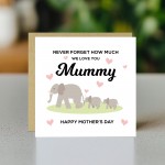 Elephant Mothers Day Card For A Special Mummy Card From Daughter
