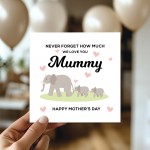 Elephant Mothers Day Card For A Special Mummy Card From Daughter
