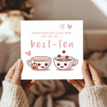 Happy Mothers Day Card To My Best Tea, Mummy Card, Bestie Card