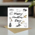 Funny Cat Mother's Day Card Cute Card for Mums Mothers Day Card