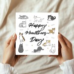 Funny Cat Mother's Day Card Cute Card for Mums Mothers Day Card