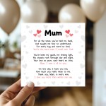 Mothers Day Card Mothers Day Card Poem Thank You Card From Son