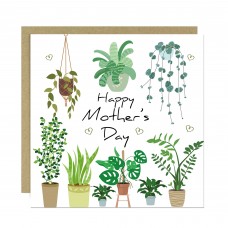 Hanging Plants Mother's Day Card for Mum Garden Lover Card