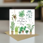 Hanging Plants Mother's Day Card for Mum Garden Lover Card