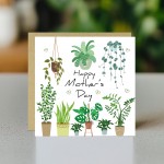 Hanging Plants Mother's Day Card for Mum Garden Lover Card