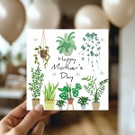 Hanging Plants Mother's Day Card for Mum Garden Lover Card