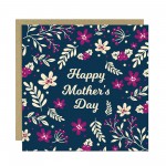 Mother's Day Card, Card for Mum Floral Design Mothers Day Card
