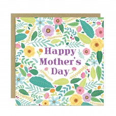 Card for Mum Mother's Day Card Floral Design Mothers Day Card