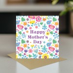 MOTHERS DAY CARD Floral Mothers Day Card For Her Card For Mum