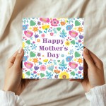 MOTHERS DAY CARD Floral Mothers Day Card For Her Card For Mum