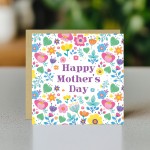 MOTHERS DAY CARD Floral Mothers Day Card For Her Card For Mum