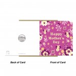 Floral Mothers Day Card With Kraft Envelope Elegant Card