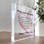 Mother & Daughter Gift Mum Gift From Daughter Mum Gift