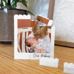 Personalised Mum and Dad Photo Gift Custom Building Block