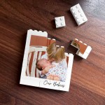 Personalised Mum and Dad Photo Gift Custom Building Block