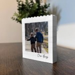 Personalised Our Boys Photo Block Gift For Son Custom Family