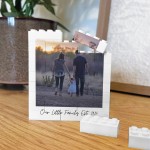 Personalised Our Family Photo Block Gift Mum and Dad Gifts
