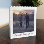 Personalised Our Family Photo Block Gift Mum and Dad Gifts