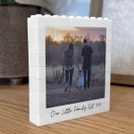 Personalised Our Family Photo Block Gift Mum and Dad Gifts